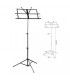 MUSIC STAND-ECO (480-1070 mm)