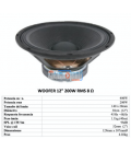  WOFER 12" (400W / 200 WRMS)