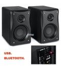 BX40 (BLUETOOTH / USB / AMPLIFICADOS) (2 x 40W CLASE D)