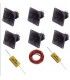 KIT A-100 (6 TWEETERS PIEZO + 2 FILTROS + CABLE) (JBS: JB330 / 3,9 AUDICAN)