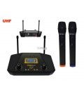 MU-202 M (DOBLE DE MANO UHF / CON DISPLAY EN TODOS LOS COMPONENTES)