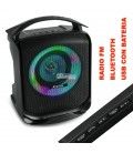 SPUTNIK 1 (ALTAVOZ PORTATIL LED CON BATERIA) USB / RADIO FM / BLUETOOTH