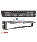 (2U) TAPA RACK DE SEGURIDAD CON LLAVE (2 LLAVES ALTA CALIDAD) (89 mm)