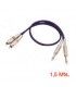 3 Mts / 2 RCA MACHO a 2 JACK MONO MACHO