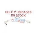 0,1 Mts / 1 MINI-JACK HEMBRA ESTEREO (3,5mm)A 1 MINI-JACK MACHO ESTERE0 (2,5mm) COLOR BLANCO