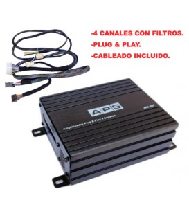 A60.4DP (4 CANALES 640W / 320WRMS) CABLE PLUG&PLAY