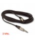 1,5 Mts / JACK MONO MACHO (6,3mm) A XLR MACHO.