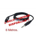 6 Mts / 1 JACK MONO MACHO (6,3mm) A 1 XLR HEMBRA.