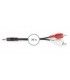 15 Mts 1 x MINI-JACK a 2 x RCA Macho 